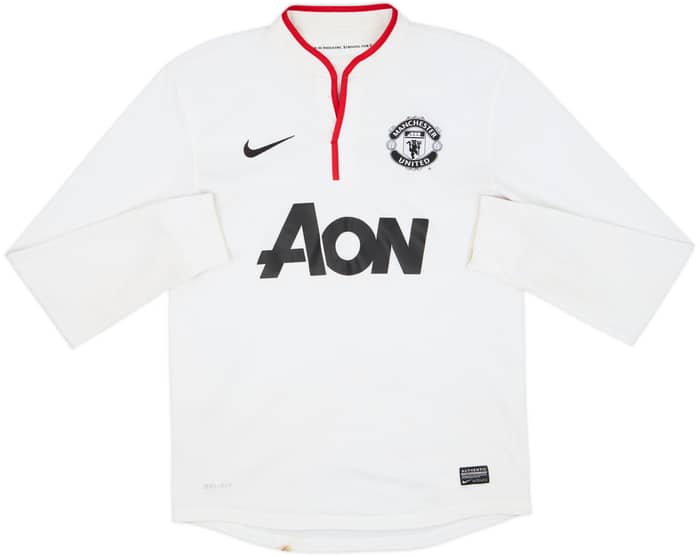 2012-14 Manchester United Away L/S Shirt Rooney #10 - 6/10 - (M)