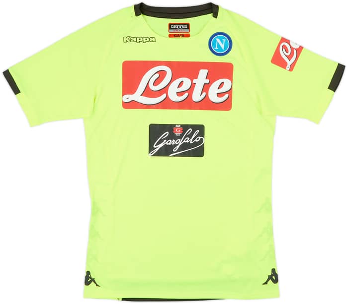 2018-19 Napoli Kappa Training Shirt - 9/10 - (S)