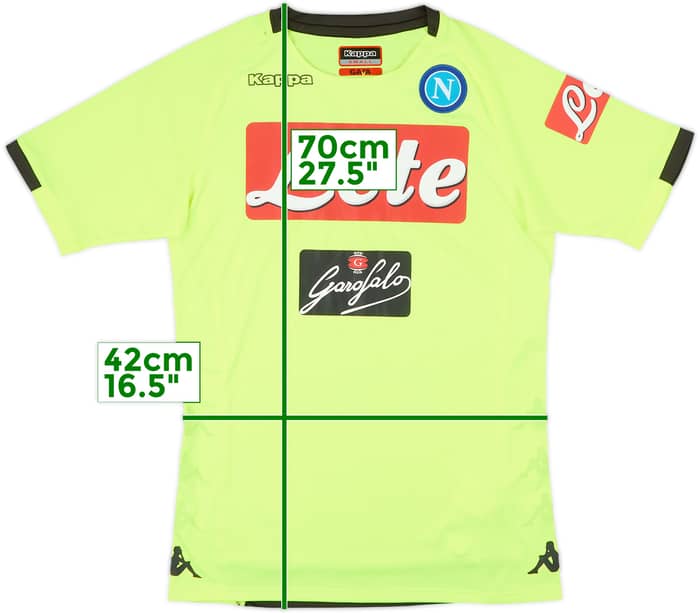 2018-19 Napoli Kappa Training Shirt - 9/10 - (S)
