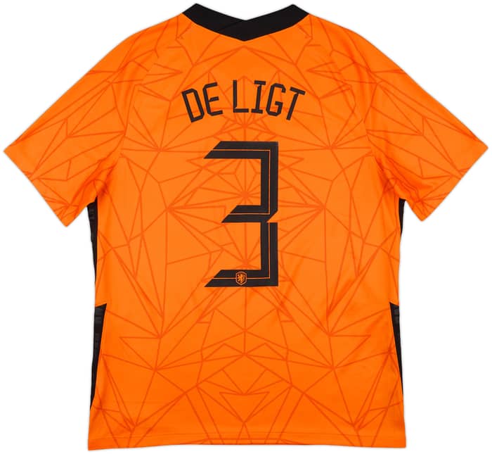 2020-21 Netherlands Home Shirt De Ligt #3 - 8/10 - (L)