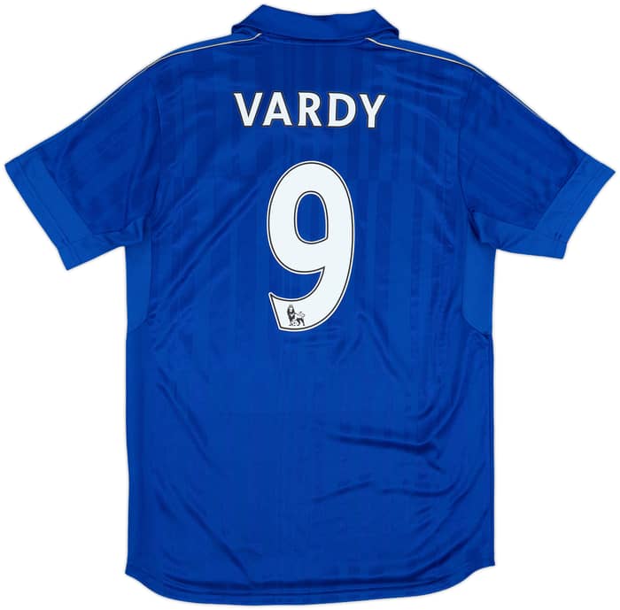2016-17 Leicester Home Shirt Vardy #9 - 8/10 - (M)