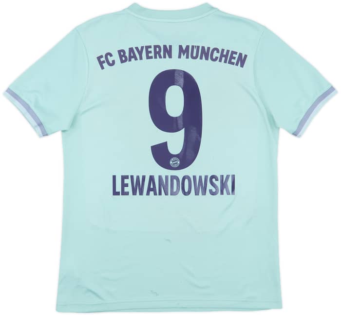 2018-19 Bayern Munich Away Shirt Lewandowski #9 - 7/10 - (S)