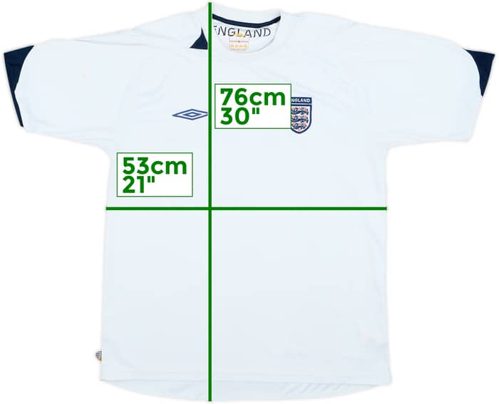 2004-06 Inglaterra Umbro Camiseta de Entrenamiento - 7/10 - (L)