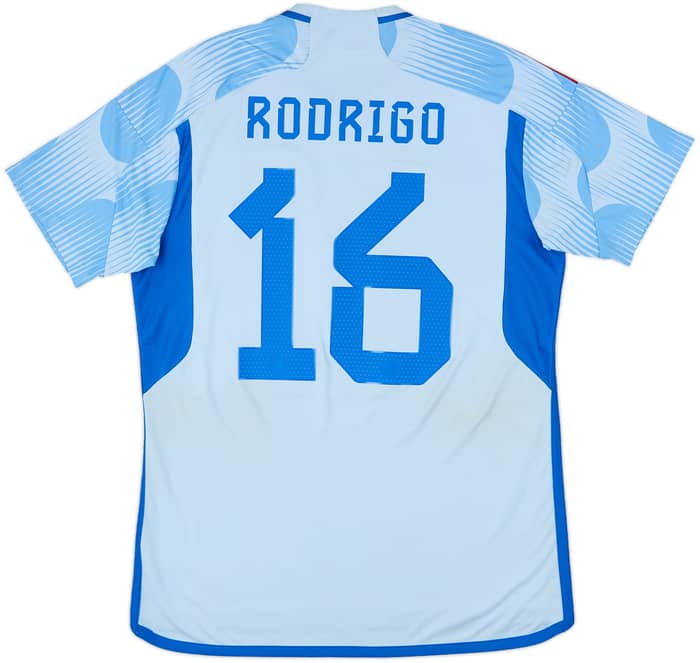 2022-23 Spain Away Shirt Rodrigo #16 - 10/10 - (L)