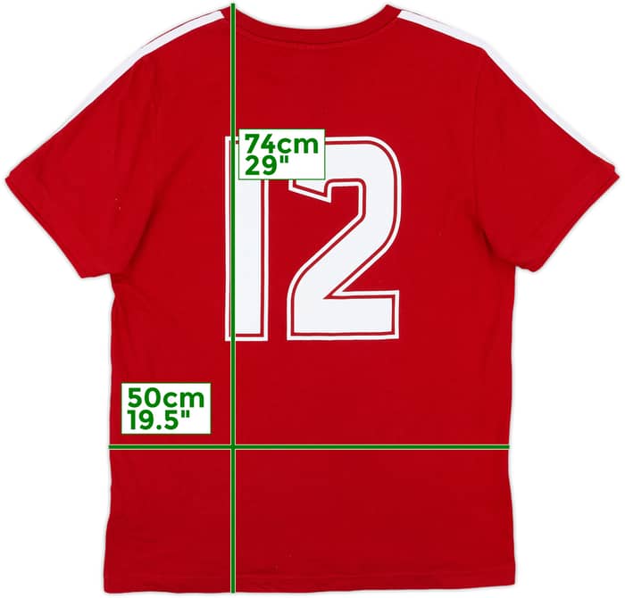 2010-11 South China adidas Training Tee #12 - 8/10 - (L)