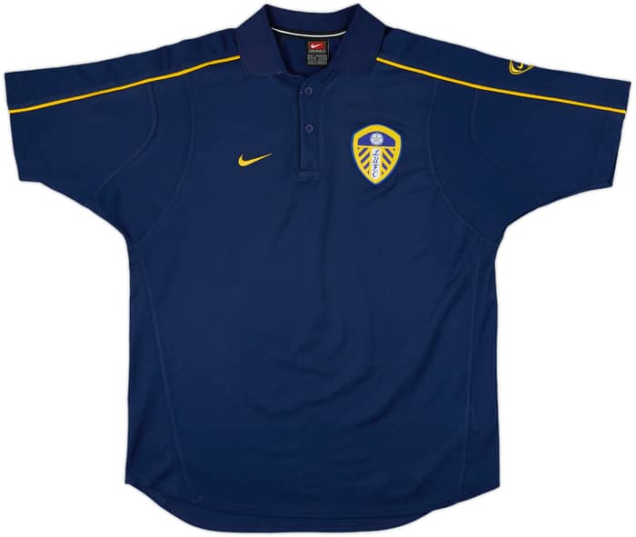 2001-02 Leeds United Nike Polo Shirt - 9/10 - (L)