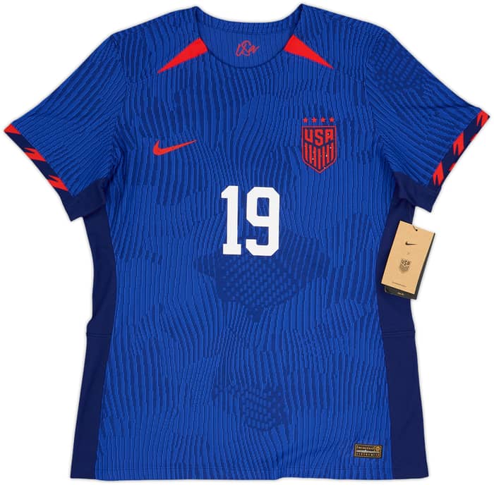 2023-24 USA Women Authentic Away Shirt Dunn #19 (Women's L)