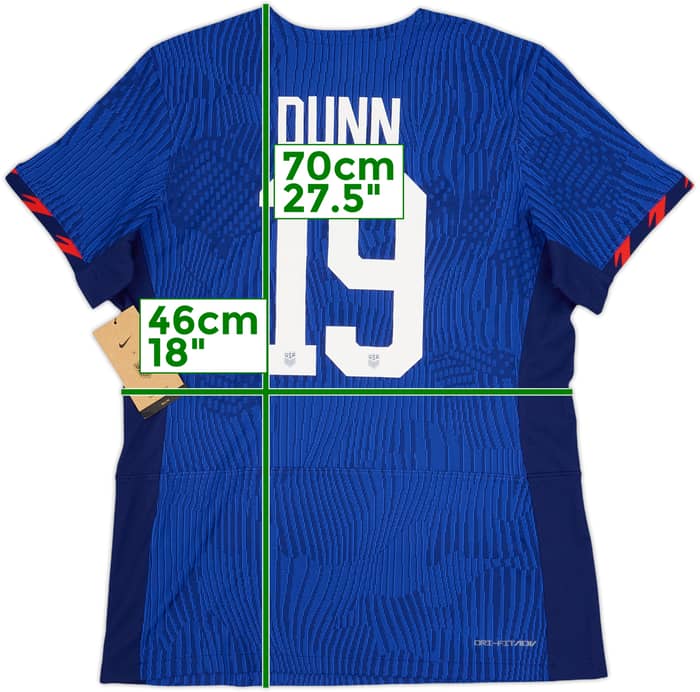 2023-24 USA Women Authentic Away Shirt Dunn #19 (Women's L)
