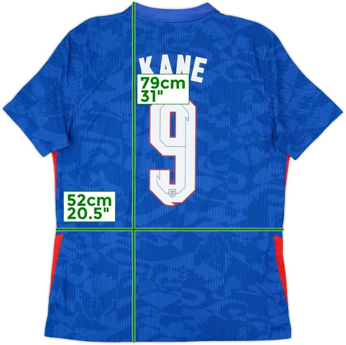 2020-21 England Authentic Away Shirt Kane #9 - 10/10 - (L)