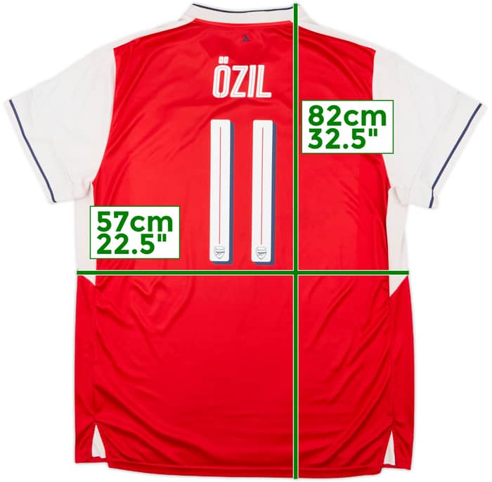 2016-17 Arsenal Home Shirt Ozil #11 - 6/10 - (XXL)