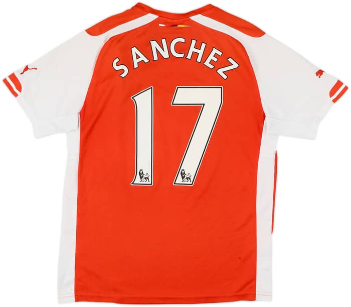 2014-15 Arsenal Home Shirt Sanchez #17 - 5/10 - (S)