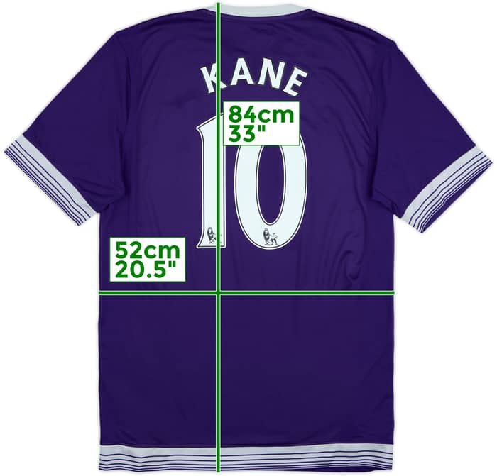 2015-16 Tottenham Third Shirt Kane #10 - 6/10 - (M)