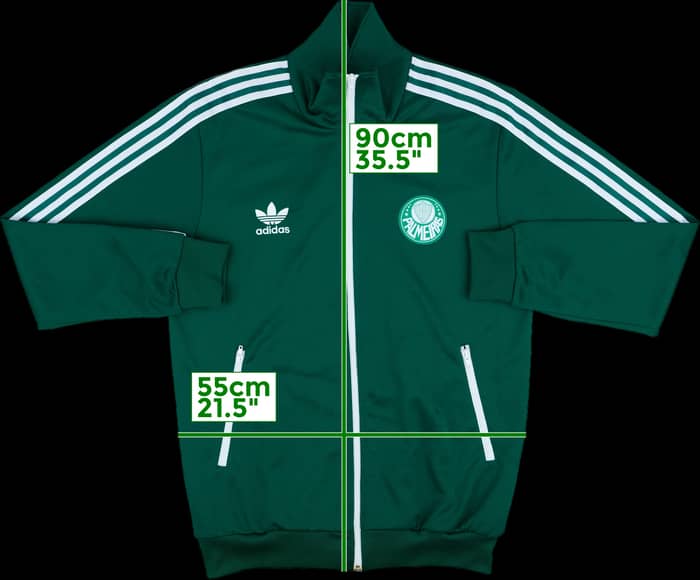 2008-09 Palmeiras adidas Originals Track Jacket - 9/10 - (L)