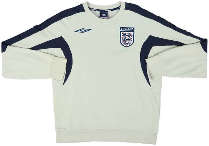 2006-08 England Umbro Sweat Top - 6/10 - (S)