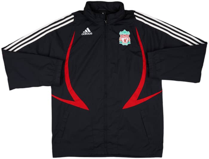 2007-08 Liverpool adidas Hooded Track Jacket - 7/10 - (M)