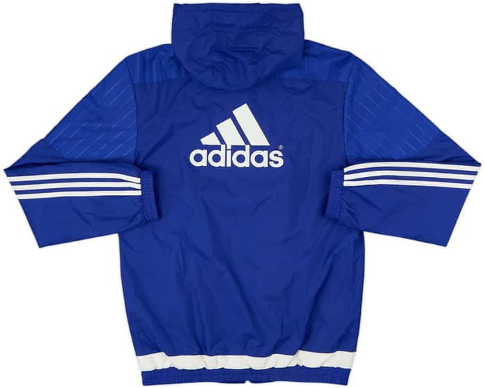 2015-16 Chelsea adidas Hooded Rain Jacket - 8/10 - (S)