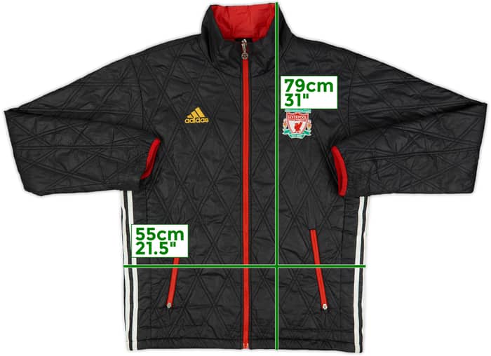2009-10 Liverpool adidas Padded Jacket - 7/10 - (M)
