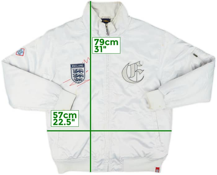 2006-08 England Umbro Padded Bench Coat - 7/10 - (M)