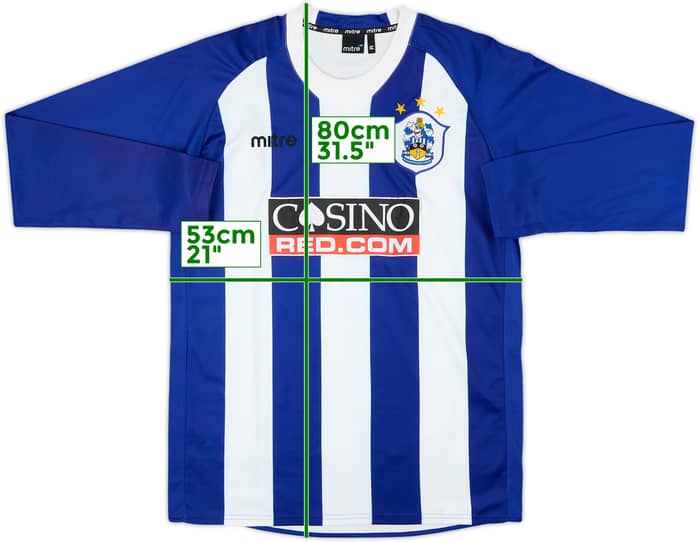 2007-08 Huddersfield Home L/S Shirt - 5/10 - (M)