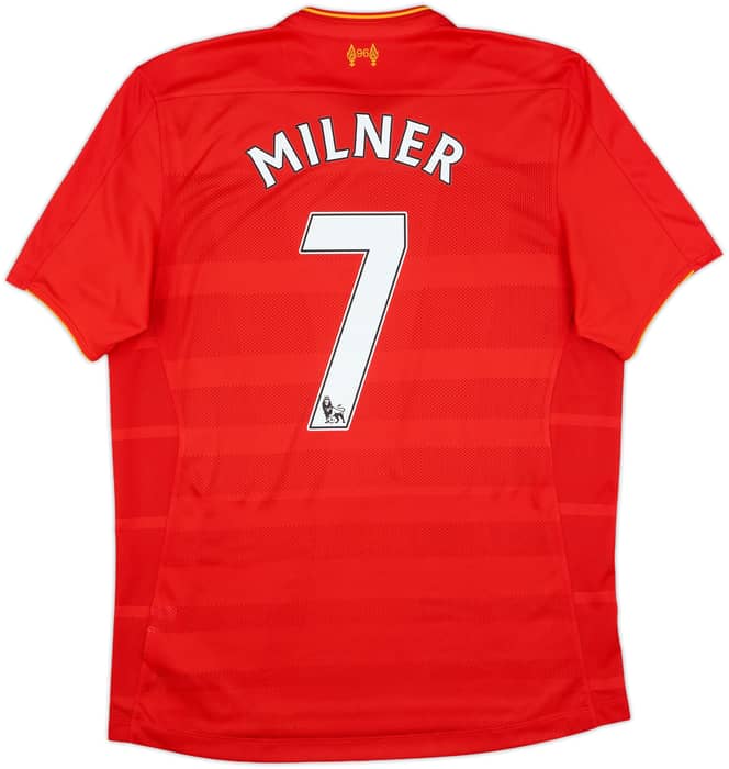 2016-17 Liverpool Home Shirt Milner #7 - 7/10 - (L)