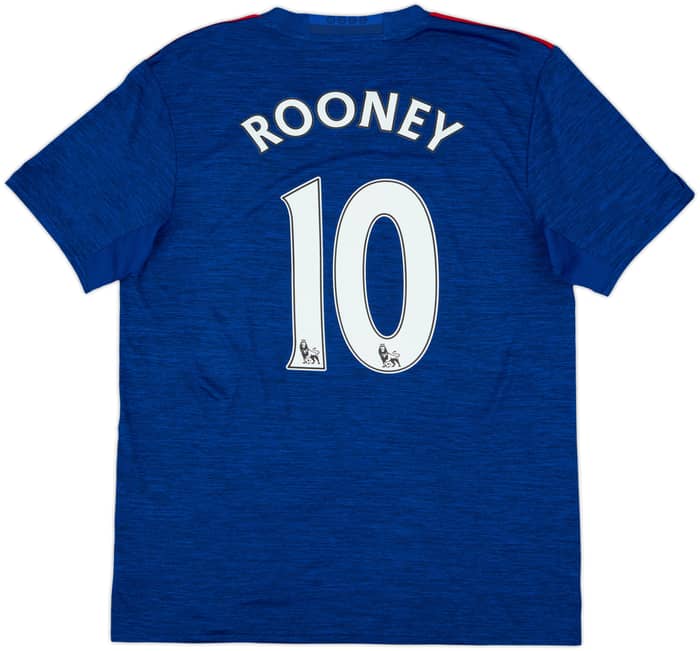 2016-17 Manchester United Away Shirt Rooney #10 - 9/10 - (L)
