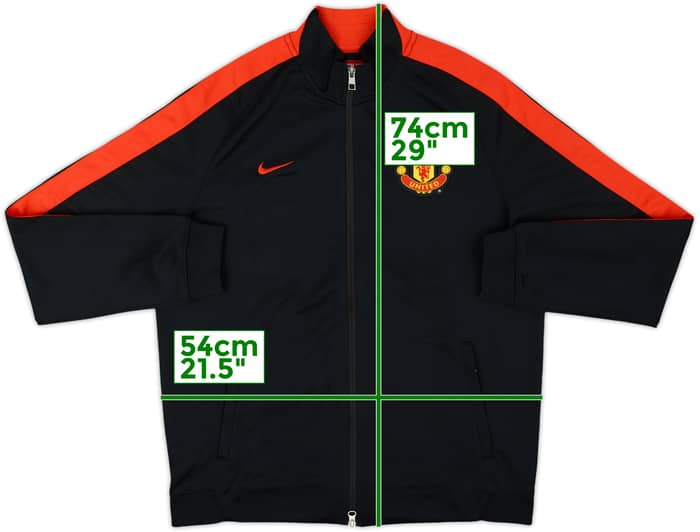 2015-16 Manchester United adidas Track Jacket - 8/10 - (XL)