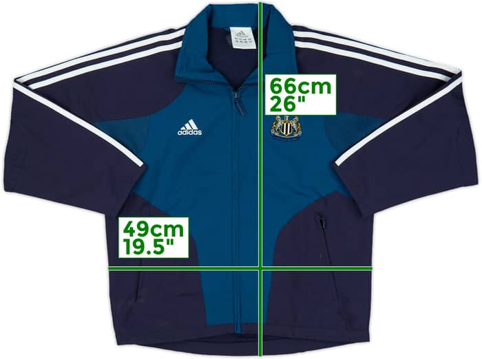 2004-05 Newcastle United adidas Track Jacket - 9/10 - (M.Boys)