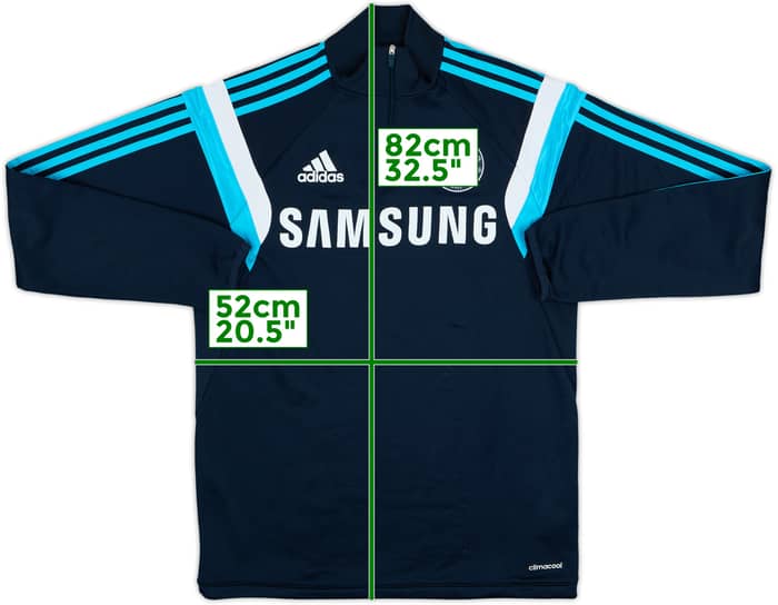 2015-16 Chelsea adidas 1/4 Zip Drill Top - 8/10 - (S)