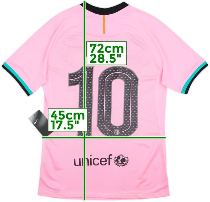 2020-21 Barcelona Authentic Third Shirt Messi #10 (M)