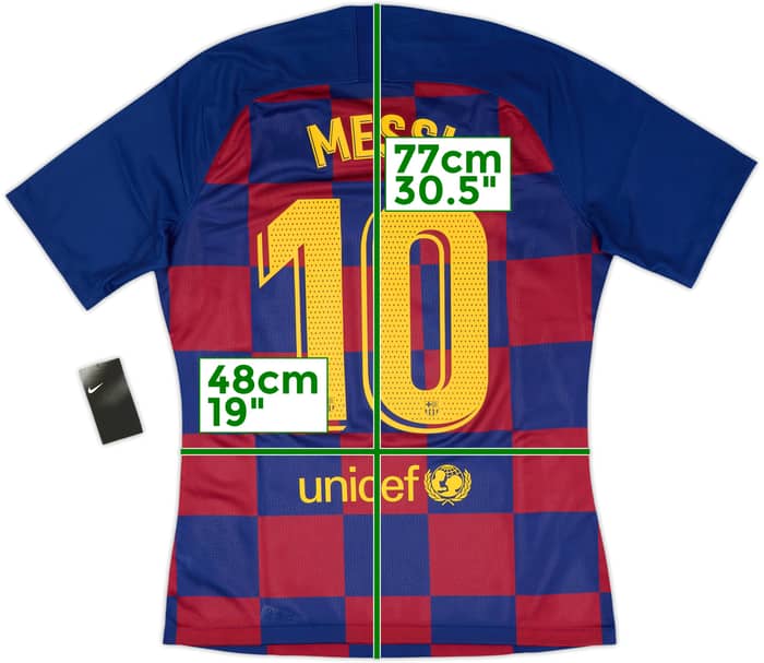 2019-20 Barcelona Player Issue Home Shirt Messi #10 (L)