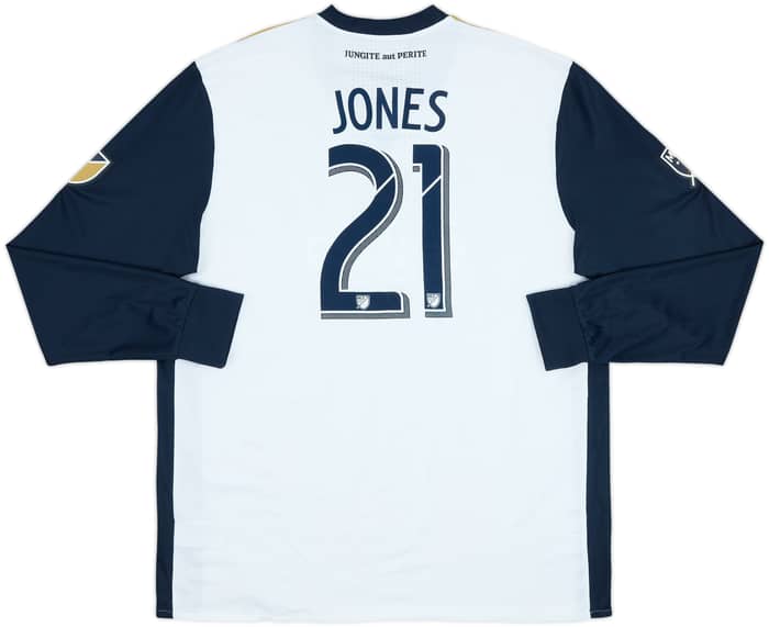 2017-18 Philadelphia Union Authentic Away L/S Shirt Jones #21 - 6/10 - (XXL)