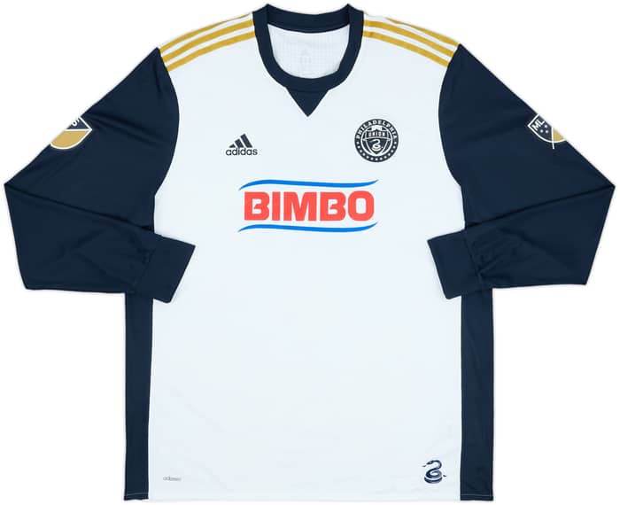 2017-18 Philadelphia Union Authentic Away L/S Shirt Jones #21 - 6/10 - (XXL)