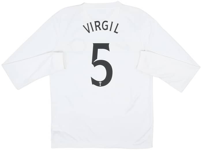 2014-15 Celtic European Third L/S Shirt Virgil #5 - 5/10 - (M)
