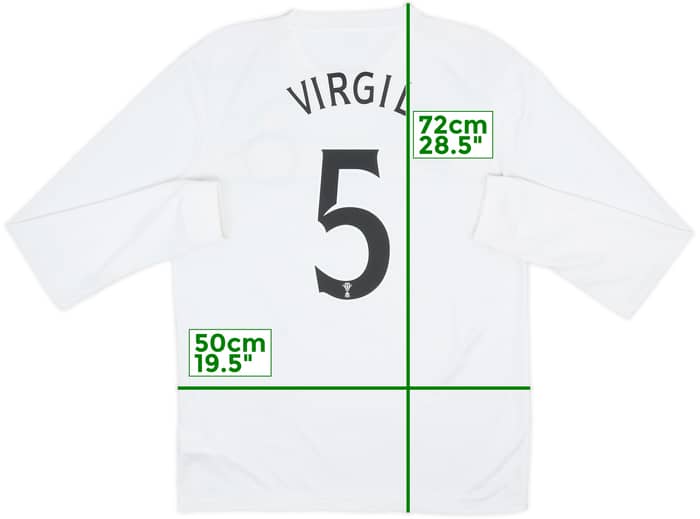 2014-15 Celtic European Third L/S Shirt Virgil #5 - 5/10 - (M)