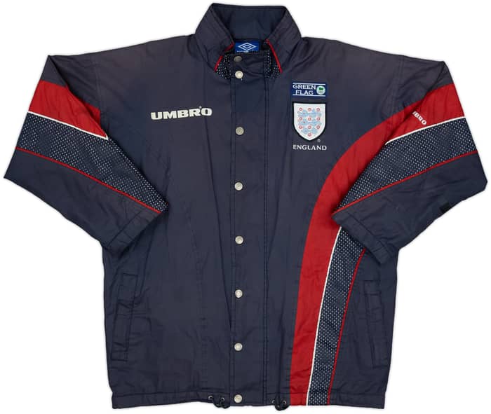 1998-00 England Umbro Rain Jacket - 6/10 - (M)