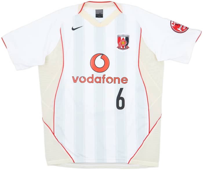2004 Urawa Red Diamonds Away Shirt #6 - 8/10 - (L)