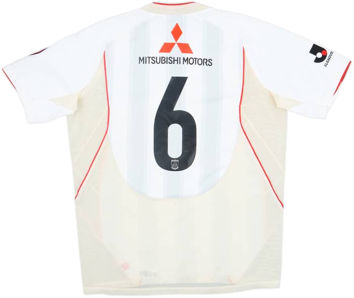 2004 Urawa Red Diamonds Away Shirt #6 - 8/10 - (L)