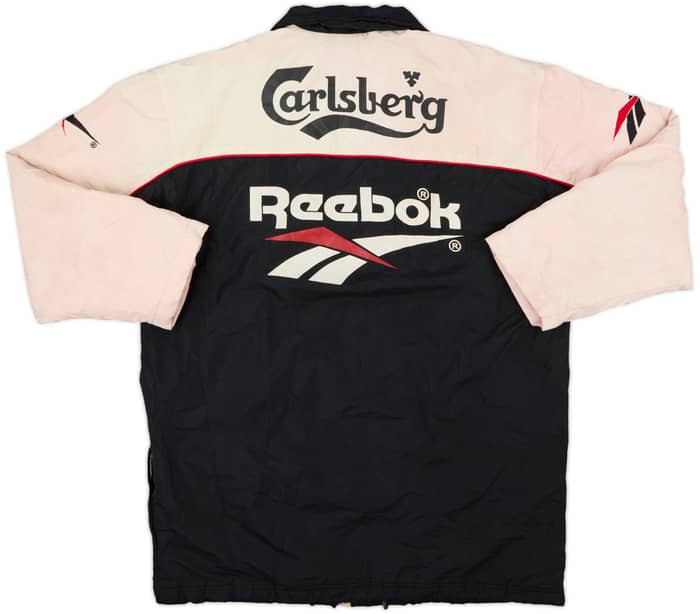1996-97 Liverpool Reebok Padded Bench Coat - 4/10 - (M)