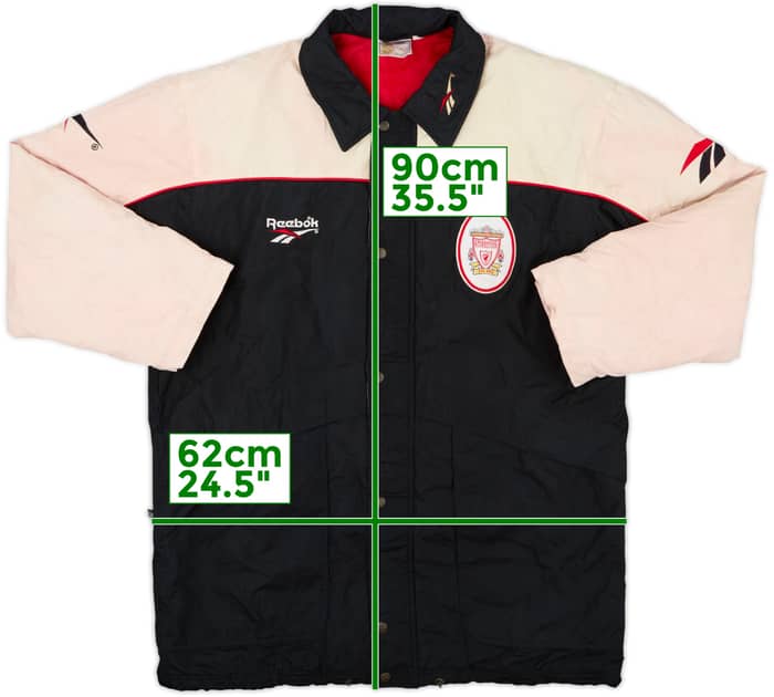 1996-97 Liverpool Reebok Padded Bench Coat - 4/10 - (M)