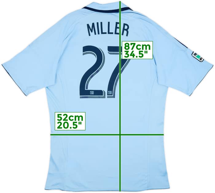Camiseta de local del Sporting Kansas City 2011-12 Miller #27 - 8/10 - (XL)