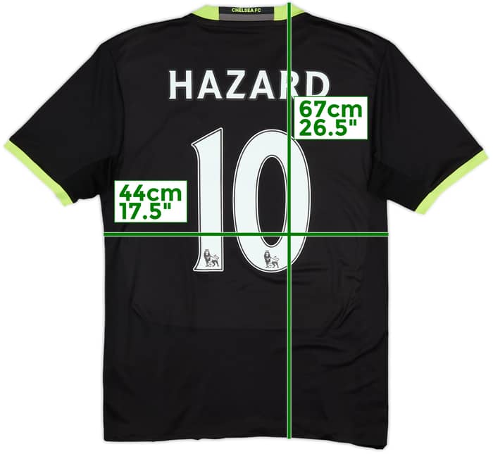 2016-17 Chelsea Away Shirt Hazard #10 - 8/10 - (XS)