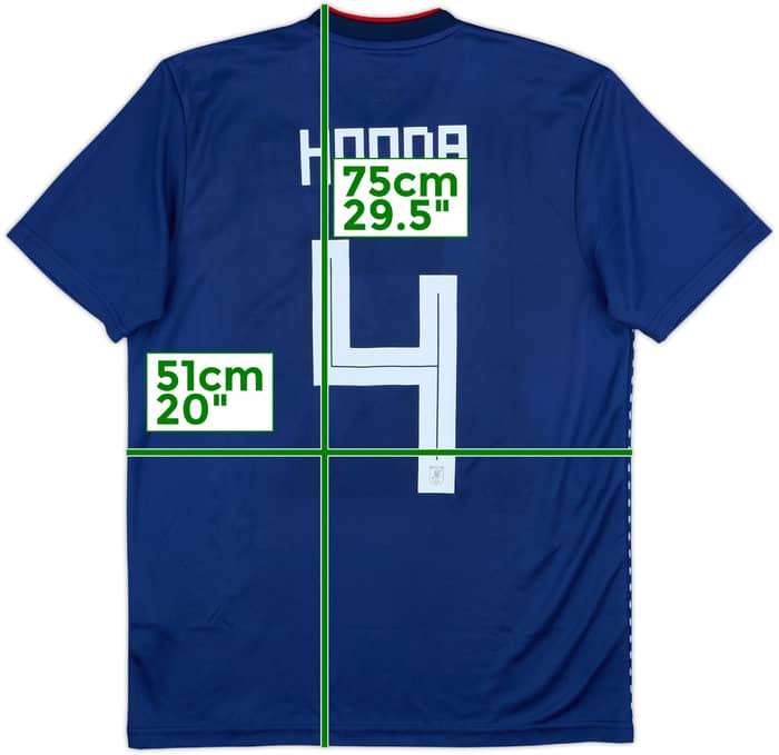 2018-19 Japan Home Shirt Honda #4 - 7/10 - (S)