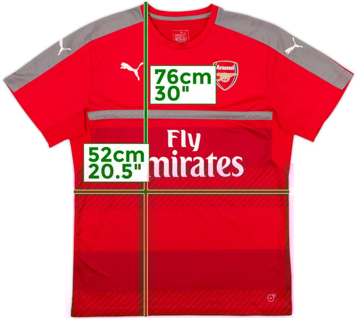 2016-17 Arsenal Puma Training Shirt - 7/10 - (XL)