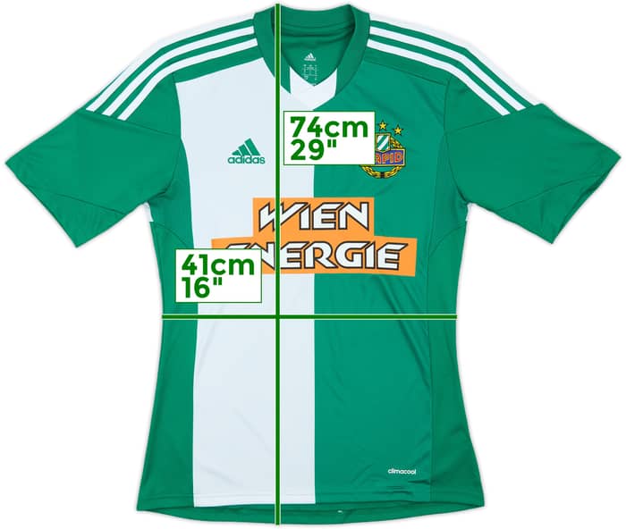 2013-15 Rapid Vienna Home Shirt - 10/10 - (S)