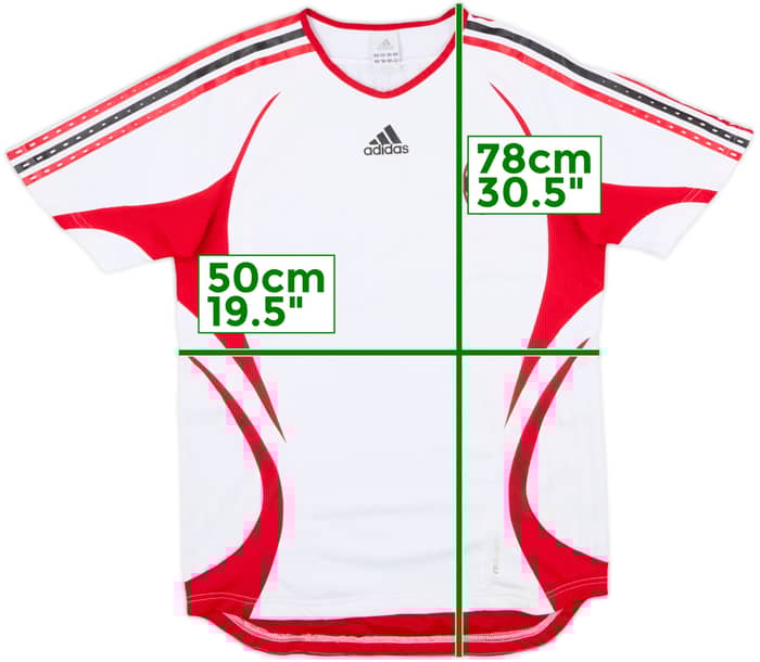 2006-07 AC MIlan adidas Training Shirt - 6/10 - (M)