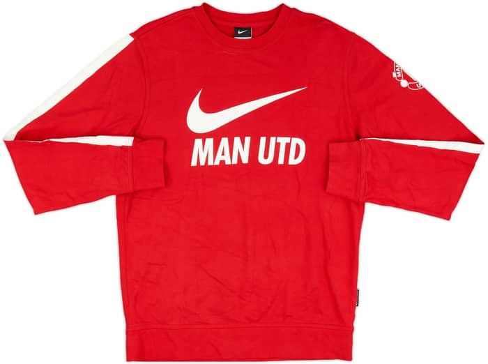2012-13 Manchester United Nike Sweat Top - 8/10 - (L)