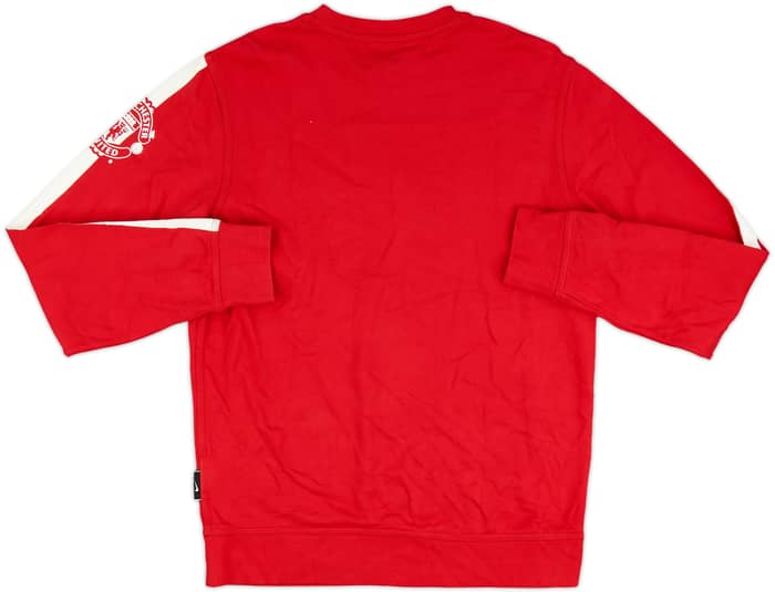 2012-13 Manchester United Nike Sweat Top - 8/10 - (L)