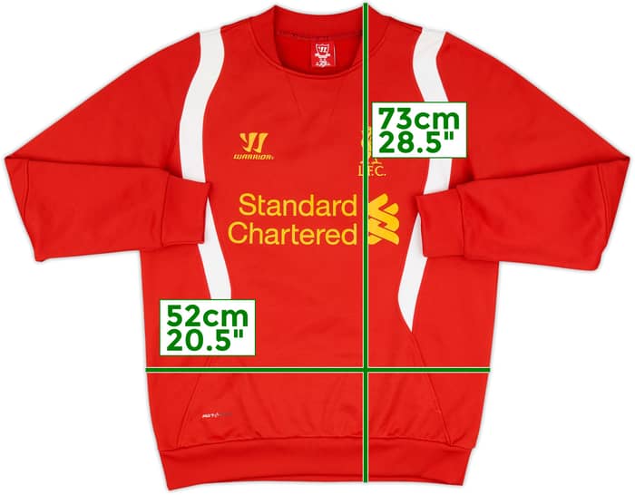 2012-13 Liverpool Warrior Sweat Top - 8/10 - (M)