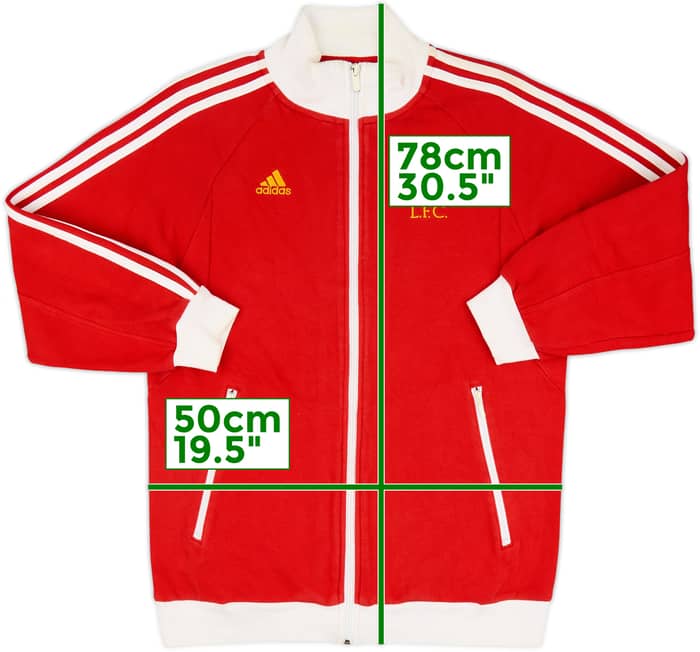 2008-09 Liverpool adidas Track Jacket - 8/10 - (L)