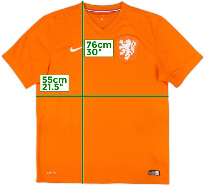 2014-15 Netherlands Home Shirt - 6/10 - (L)